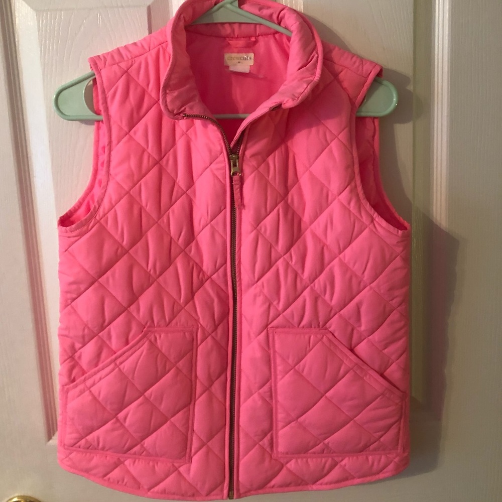 Pink J. Crew Vest - hardly worn